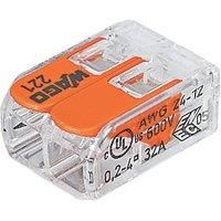 Wago Connectors Cable 221 Series 221-412 221-413 221-415 New Style Transparent