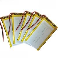 1-10pcs 3.7V 405085 2500mAh Li Polymer Lithium Li Batteries Replace In Bluetooth Receiver Intercom LED lamp vehicle power supply