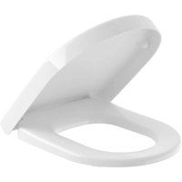 Villeroy & Boch 9M68S1 9M68S101 Toilet seat, White Alpine, Glossy, Standard | D-Form