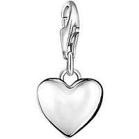 Thomas Sabo Women-Charm Pendant Heart Charm Club 925 Sterling Silver 0913-001-12