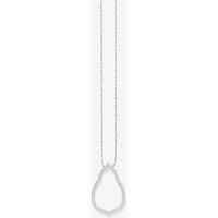 Thomas Sabo Women-Necklace Glam & Soul 925 Sterling Silver Zirconia white Length from 55 to 60 cm KE1379-051-14-L60v