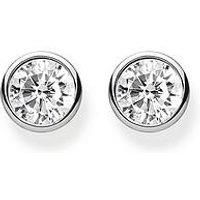 Thomas Sabo Women Silver Stud Earrings - H1963-051-14