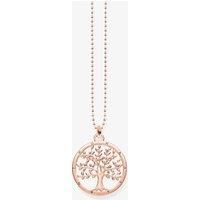 Thomas Sabo Ke1660-415-40-L45V Women'S Necklace with Pendant Tree of Love Rose Gold 925 Sterling Silver