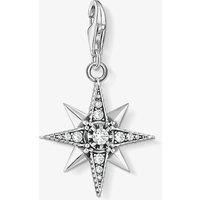 THOMAS SABO Sterling Silver Cubic Zirconia Royalty Star Charm 175664314