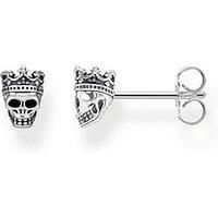 Thomas Sabo Unisex Stud Earrings Skull 925 Sterling Silver H2111-643-11