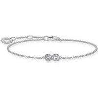 Thomas Sabo Infinity Bracelet 925 Sterling Silver 19 cm silver
