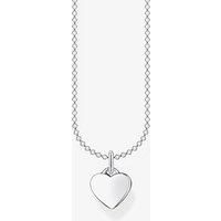 Thomas Sabo 925 Sterling Silver Heart Necklace of Length 38-45cm