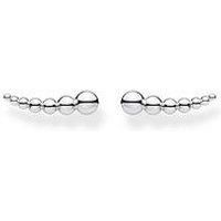 Thomas Sabo Women's Earrings Ear Climber Balls Silver 925 Sterling Silver