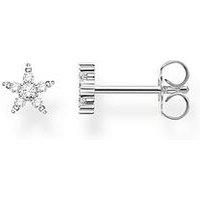 Thomas Sabo Women's Single Stud Earrings Star Silver 925 Sterling Silver