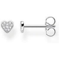 Thomas Sabo - Ear stud, 925 sterling silver, heart shape, single stud