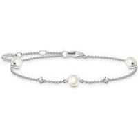 Thomas Sabo , Women’s Sterling silver Cubic Zirconia Bracelet, Silver, Eine Grösse - A2038-167-14-L19V