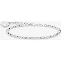 THOMAS SABO Silver White Cold Enamel 15cm Charm Bracelet X2088-007-21-15