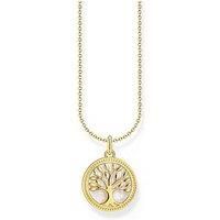 THOMAS SABO Chain with Tree-of-Love Pendant, 925 Silver Gold Plated, KE2220-427-39