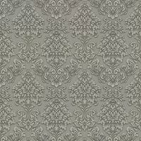 Livingwalls Baroque Wallpaper Metropolitan Stories Non-Woven Lizzy - London 10.05 m x 0.53 m Grey Silver Beige Made in Germany 368981 36898-1