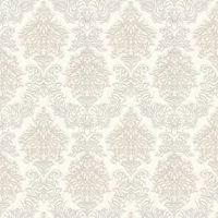 Livingwalls Baroque Wallpaper Metropolitan Stories Non-Woven Lizzy - London 10.05 m x 0.53 m White Silver Beige Made in Germany 368982 36898-2
