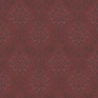Livingwalls Baroque Wallpaper Metropolitan Stories Non-Woven Lizzy - London 10.05 m x 0.53 m Red Silver Black Made in Germany 368983 36898-3