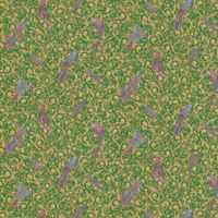 Versace Home IV Vinyl Wallpaper Baroque Birds Green Gold Metallic 370533 (€10.93/1sqm)