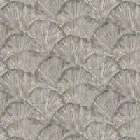 Livingwalls Non-Woven Wallpaper Hot Spots Graphic 10,05 m x 0,53 m - Beige, Brown, Metallic - Floral Wallpaper - 781981