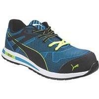 Puma Safety Shoe Blaze Knit Low S1P Hro Src 643060 Work Boot Blue
