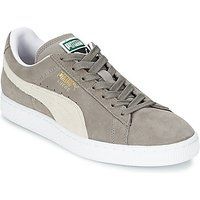 PUMA Men's Suede Classic+ Sneakers, Gray Steeple Gray White, 3.5 UK
