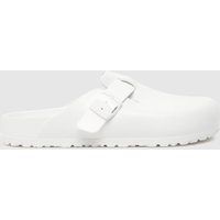BIRKENSTOCK boston eva clog sandals in white