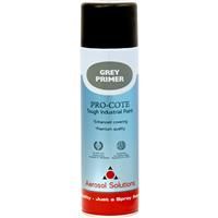 Industrial Spray Primer 500ml in Grey Plastic