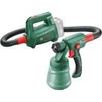 Bosch Cordless Fence & Decking Paint Sprayer EasySpray 18V-100 (Without Battery, 18 Volt System, for Lacquer and Varnish, Feed Volume: 0-100 ml/min, Container Volume: 800 ml, in Carton Packaging)