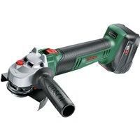 Bosch Cordless Small Angle Grinder UniversalGrind 18V-75 (for Grinding, Cutting, Brushing and Sanding of Various Materials; 18 Volt System; 115mm Diameter; 1x 4.0Ah Battery and Charger)