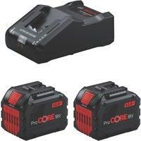 BOSCH 2x ProCORE18V 12.0Ah + GAL 18V-160  2x 18V 12.0Ah ProCORE Batteries