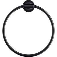 Duravit Startk T Wall Hung Towel Ring - Matt Black, Black