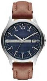 *Low Price* Armani Exchange AX2133 Steel Leather Strap Men's Designer Watch