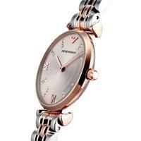 NEW GENUINE LADIES EMPORIO ARMANI AR1840 2 TONE ROSE GOLD WATCH - RRP £329.00