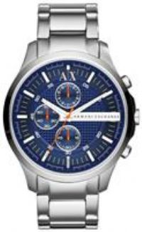 Armani Exchange Men's Silver Stainless Steel Bracelet Watch