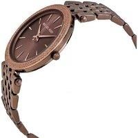 Genuine Michael Kors Ladies Darci Bronze Steel Bracelet Watch MK3416