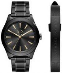 Armani Exchange AX7102 Men's Stainless Steel Black Case Watch RRP £150 DEAL #1