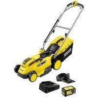 Kärcher LMO 18-36 Cordless Lawn Mower (Battery Set), Yellow/Black, 36 cm