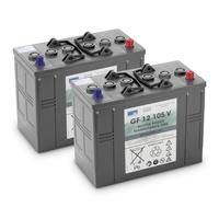 Karcher - Battery kit Gel 2x 12V/105Ah, 24 V, 105 Ah, maintenance-free