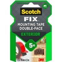 3M Scotch-Fix Exterior Red Mounting Tape (L)1.5M (W)19mm