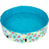 TIAKI Dog Paddling Pool with Cover - diameter 120 x (H) 30 cm