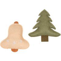 TIAKI Christmas Tree & Bell Cat Toy Set - Set of 2