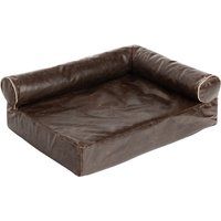 Divan Wellness Dog Sofa - Brown - approx. 85 x 65 x 30cm (L x W x H)