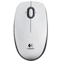 Logitech B100 Wired USB Mouse, 3-Buttons, Optical Tracking, Ambidextrous PC / Mac / Laptop / Chromebook - White