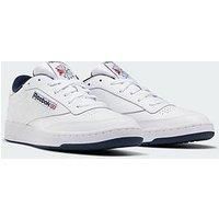 Reebok Men/'s Club C 85 Shoes low non football , White Intense White Navy 0, 6 UK