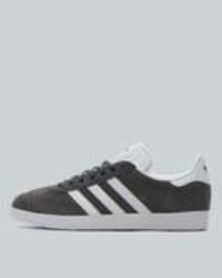 ADIDAS ORIGINALS GAZELLE - MENS TRAINERS - BB5480 - DARK GREY - BRAND NEW