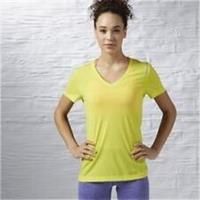 Reebok Workout Ready Supremium Tee Size S Yellow RRP £22 BNWT AY2167