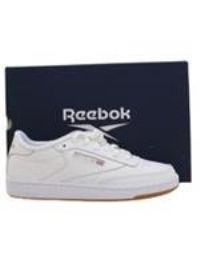 Reebok Women/'s Club C 85 Sneaker, White Light Grey Gum, 6.5 UK