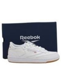 Reebok Classic Club C 85 trainers In White Leather With Gum Sole