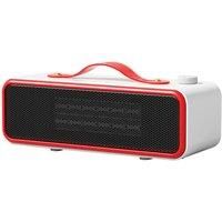 Compact PTC Ceramic Mini Space Heater with Adjustable Temperature!