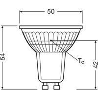 OSRAM LED bulb reflector GU10 4.3W 36 830 clear