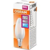 Osram Candle 25W Frosted Filament SES Bulb - Cool White, Clear